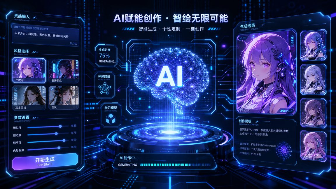 泄密AI赋能动漫创作工具